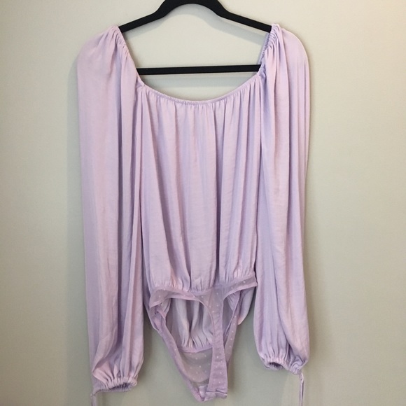 Free People Another Round lavender bodysuit med - Picture 3 of 8